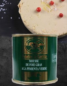 Selectos de Castila, Mousse de Foie Gras Pimienta Verde, Spanien 